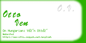 otto ven business card